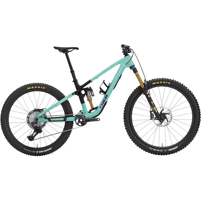 Balfes Bikes Trek FUEL MX 9.8 XT DI2 Full Suspension Carbon MTB 2027 in Miami Green / Aloha Marble | Free postage over £30, £10 off first order, price match & 0% finance.