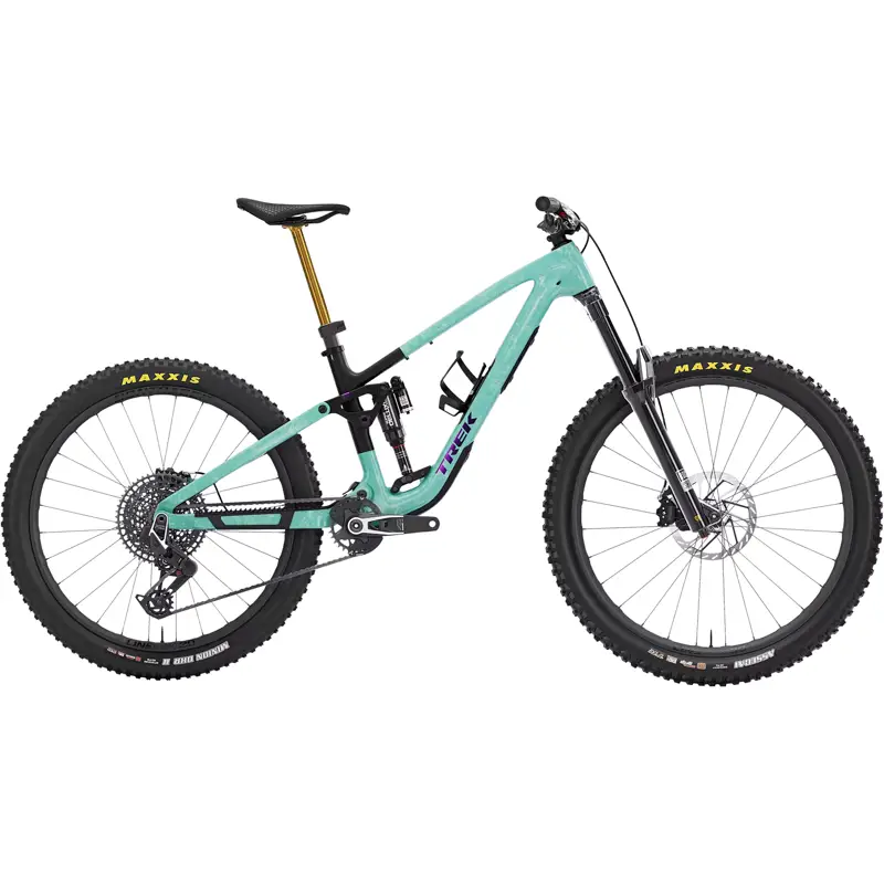Balfes Bikes Trek FUEL MX 9.9 X0 AXS Full Suspension Carbon MTB 2027 in Miami Green / Aloha Marble | Free postage over £30, £10 off first order, price match & 0% finance.