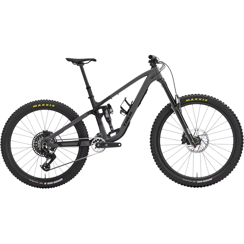 Balfes Bikes Trek FUEL MX 9 EA90 Full Suspension Alloy MTB 2027 in Lithium Grey / Trek Black Splatter | Free postage over £30, £10 off first order, price match & 0% finance.