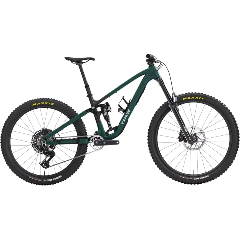 Balfes Bikes Trek FUEL MX 9 EA90 Full Suspension Alloy MTB 2027 in Matte Juniper/Blue Sage Splatter | Free postage over £30, £10 off first order, price match & 0% finance.