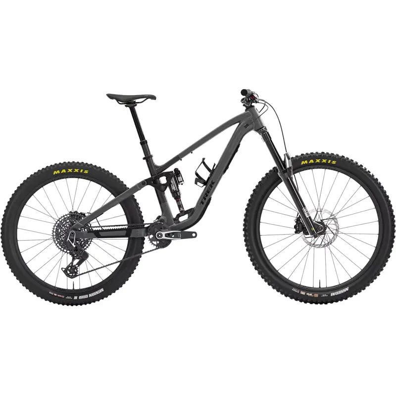 Balfes Bikes Trek FUEL MX 9 X0 AXS Full Suspension Alloy MTB 2027 in Lithium Grey / Trek Black Splatter | Free postage over £30, £10 off first order, price match & 0% finance.