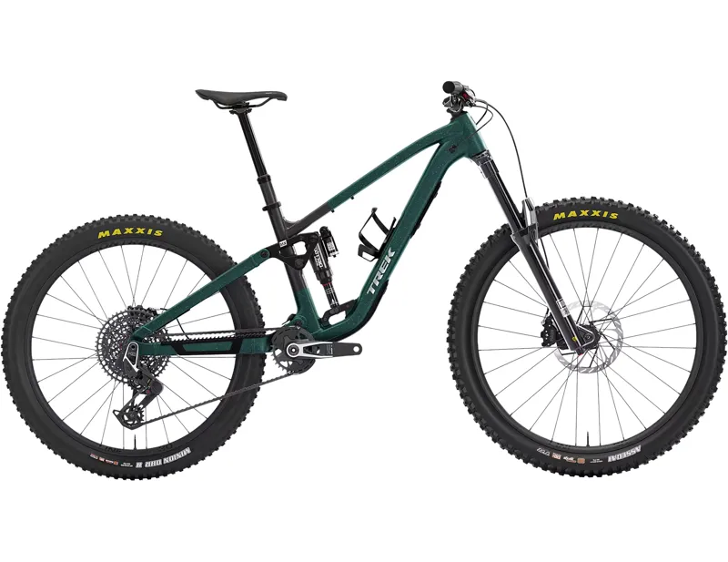 Balfes Bikes Trek FUEL MX 9 X0 AXS Full Suspension Alloy MTB 2027 in Matte Juniper/Blue Sage Splatter | Free postage over £30, £10 off first order, price match & 0% finance.