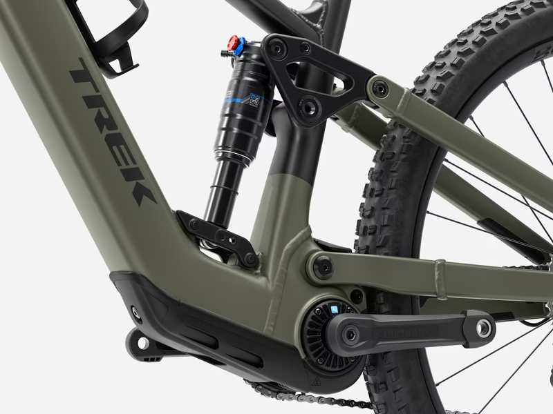 Trek Fuel+ EX 5 Gen 2 Electric Full Suspension Mountain Bike 2026 in Matte Olive Grey-2