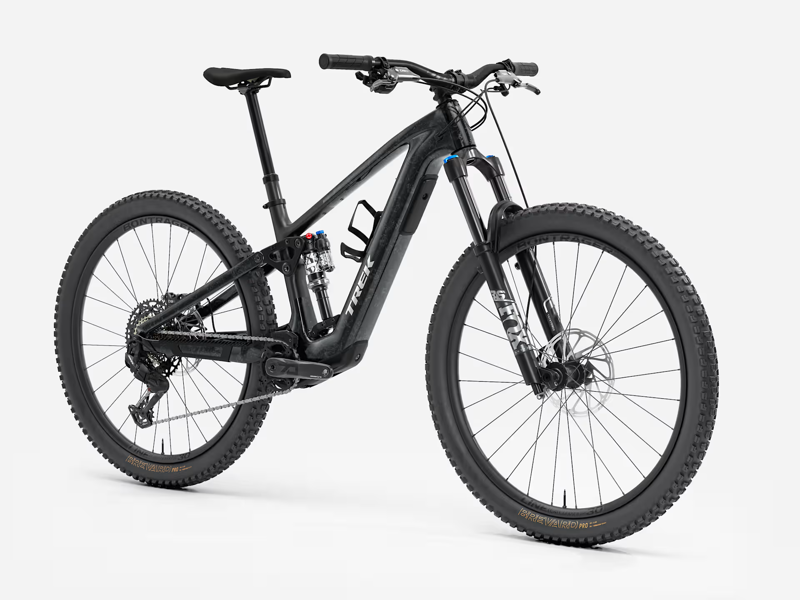 Trek Fuel+ EX 9.7 Gen 2 Electric Full Suspension Mountain Bike 2026 in Carbon Smoke-1