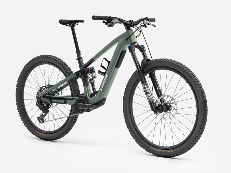 Trek Fuel+ EX 9.7 Gen 2 Electric Full Suspension Mountain Bike 2026 in Lichen Green-1