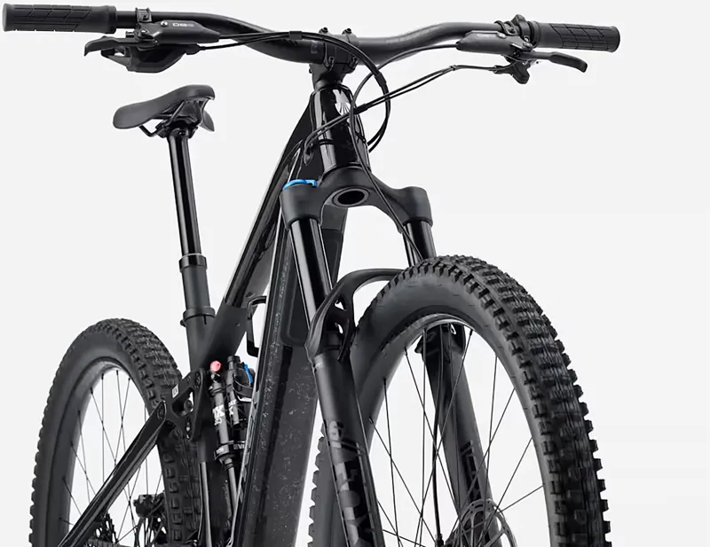 Trek Fuel+ EX 9.7 Gen 2 Electric Full Sus MTB 2027 in Carbon Smoke Lithium Grey Marble-3