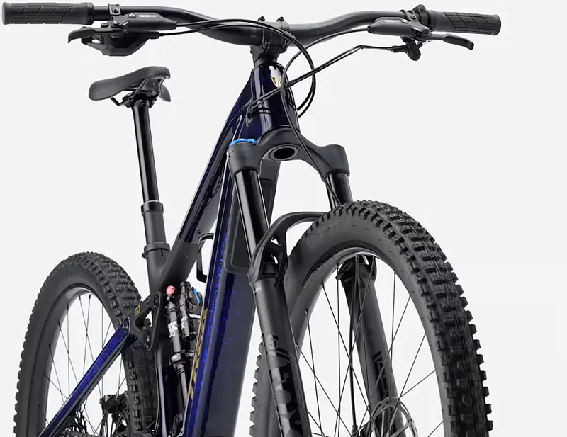 Trek Fuel+ EX 9.7 Gen 2 Electric Full Sus MTB 2027 in Gloss Navy Smoke/Matte Trek Black-3
