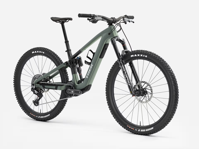 Trek Fuel+ EX 9.8 Eagle 90 Gen 2 Electric Full Suspension Mountain Bike 2026 in Lichen Green-1