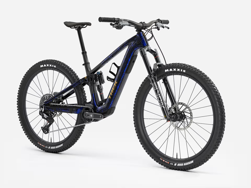 Trek Fuel+ EX 9.8 Eagle 90 Gen 2 Electric Full Suspension Mountain Bike 2026 in Gloss Navy Smoke-1