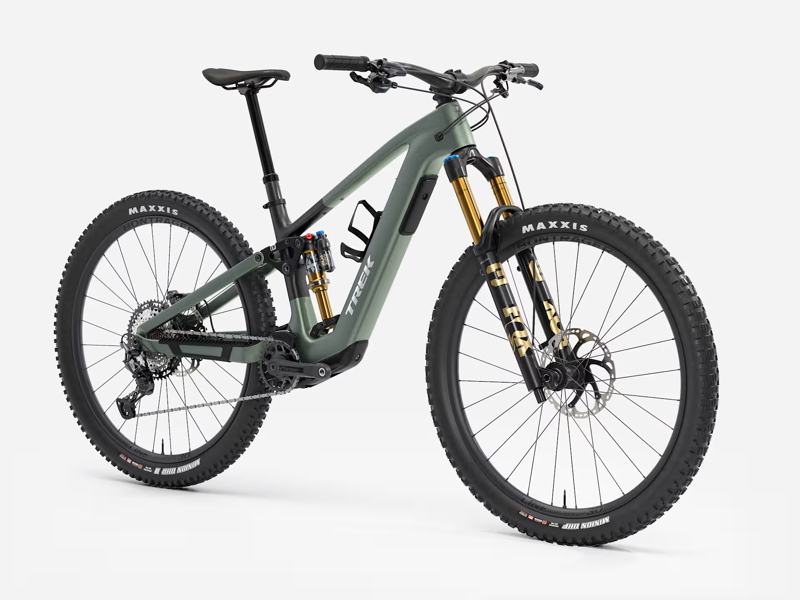 Trek Fuel+ EX 9.8 XT Gen 2 Electric Full Suspension Mountain Bike 2026 in Lichen Green-1