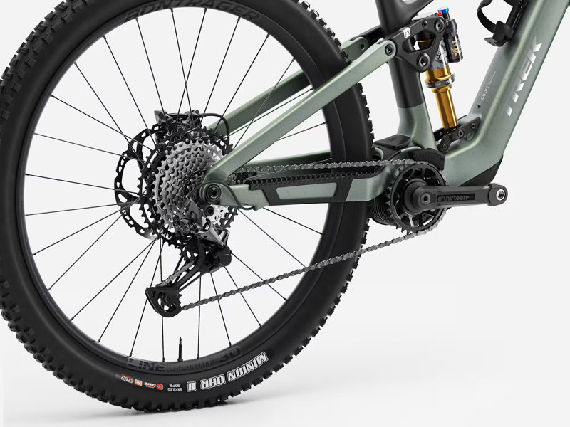 Trek Fuel+ EX 9.8 XT Gen 2 Electric Full Suspension Mountain Bike 2026 in Lichen Green-2