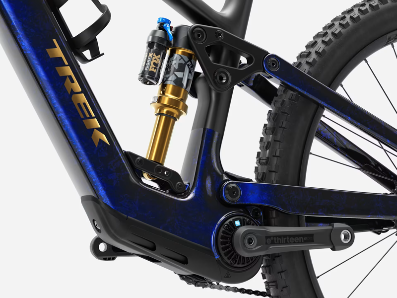 Trek Fuel+ EX 9.8 XT Gen 2 Electric Full Suspension Mountain Bike 2026 in Gloss Navy Smoke-3