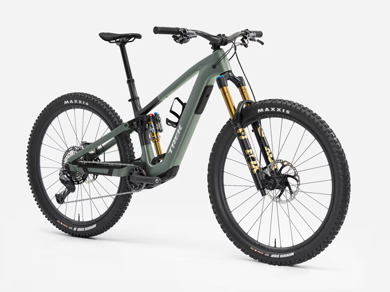 Trek Fuel+ EX 9.8 XT Di2 Gen 2 Electric Full Suspension Mountain Bike 2026 in Lichen Green-1