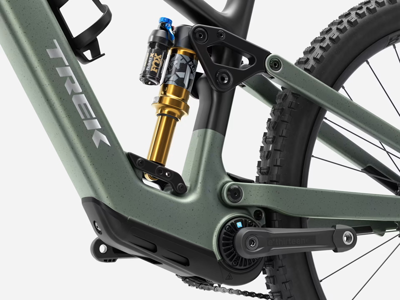 Trek Fuel+ EX 9.8 XT Di2 Gen 2 Electric Full Suspension Mountain Bike 2026 in Lichen Green-3