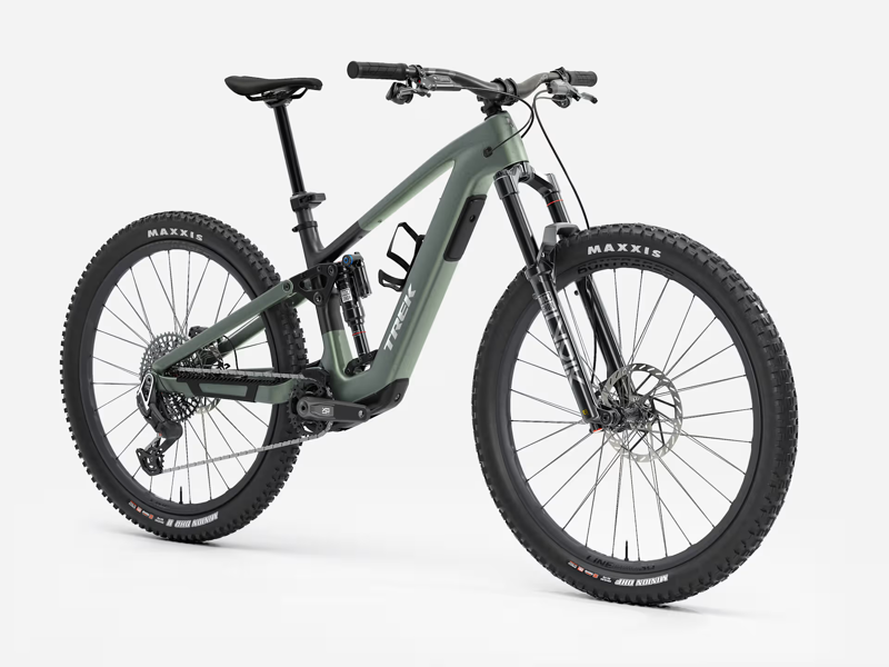 Trek Fuel+ EX 9.9 X0 AXS Gen 2 Electric Full Suspension Mountain Bike 2026 in Lichen Green-1