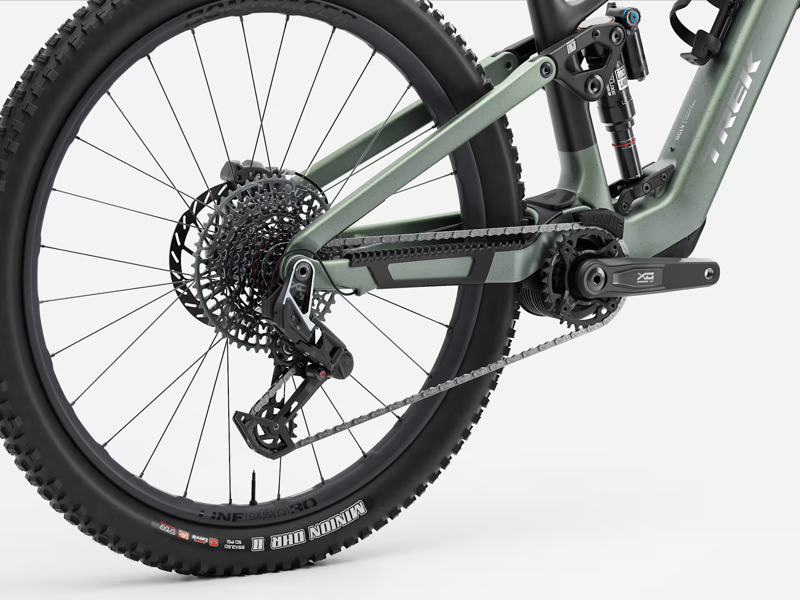 Trek Fuel+ EX 9.9 X0 AXS Gen 2 Electric Full Suspension Mountain Bike 2026 in Lichen Green-3