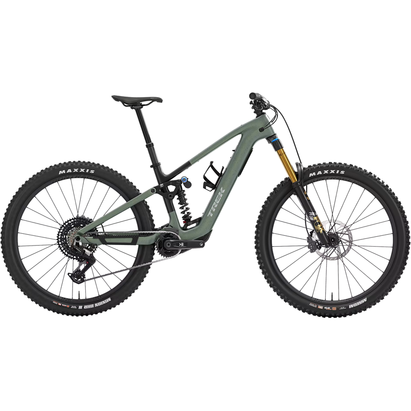 Balfes Bikes Trek Fuel+ LX 9.8 Eagle 90 Gen 2 Electric Full Suspension Mountain Bike 2026 in Lichen Green | Free postage over £30, £10 off first order, price match & 0% finance.