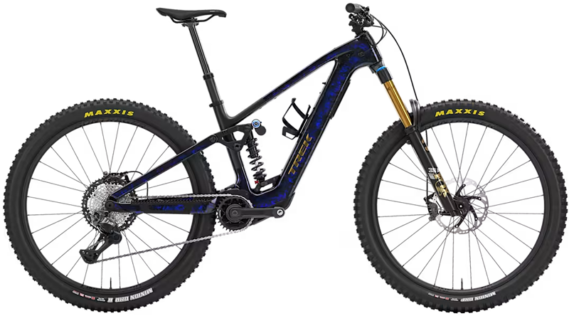 Trek Fuel+ LX 9.8 XT Di2 Gen 2 Electric Full Suspension Mountain Bike 2027 in Gloss Navy Smoke Matte Trek Black