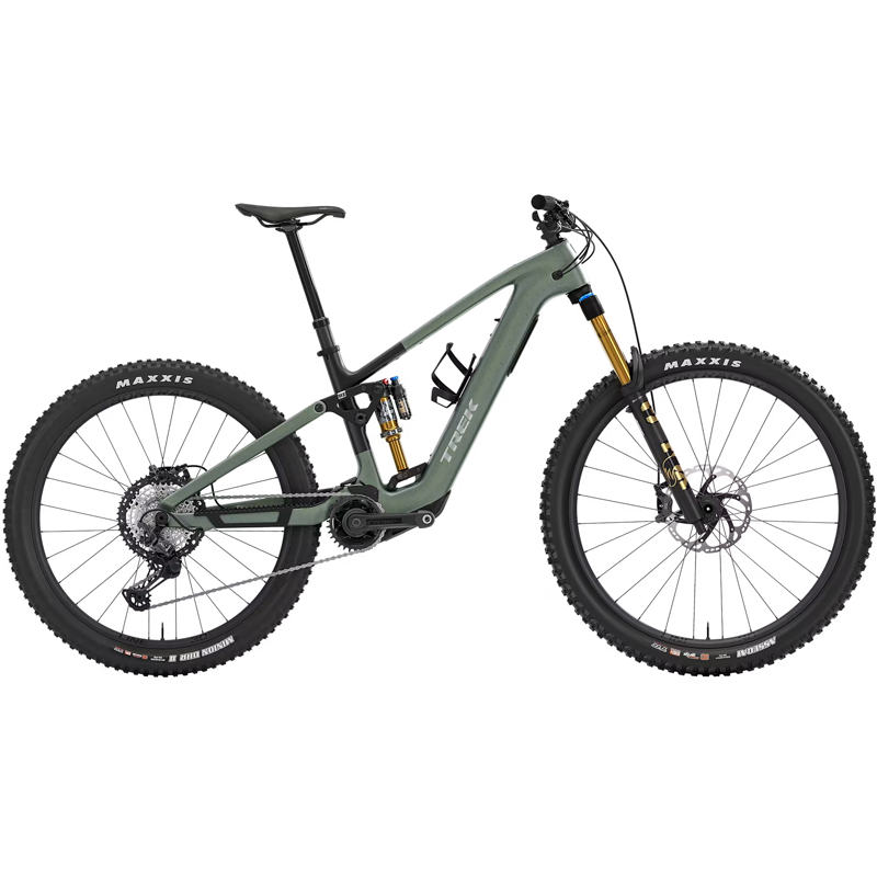 Balfes Bikes Trek Fuel+ MX 9.8 XT Gen 2 Electric Full Suspension Mountain Bike 2026 in Lichen Green | Free postage over £30, £10 off first order, price match & 0% finance.
