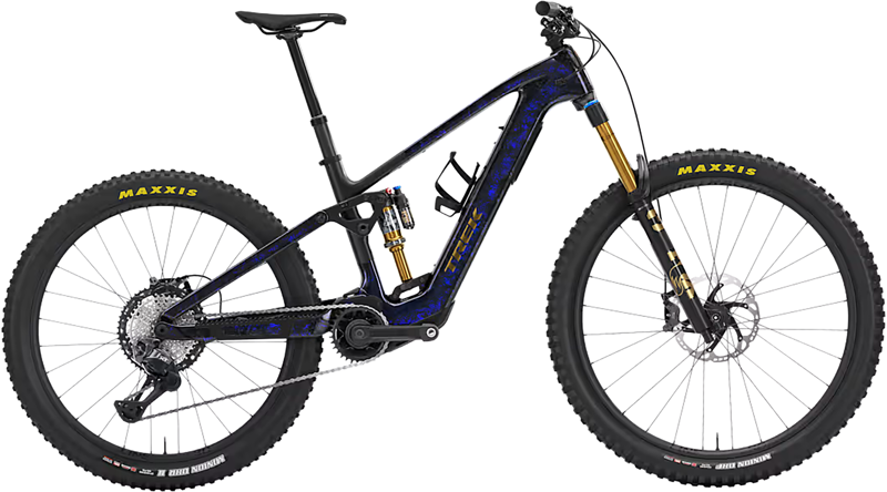 Trek Fuel+ MX 9.8 XT Di2 Gen 2 Full suspension Electric Mountain Bike 2027 in Gloss Navy Smoke Matte Trek Black