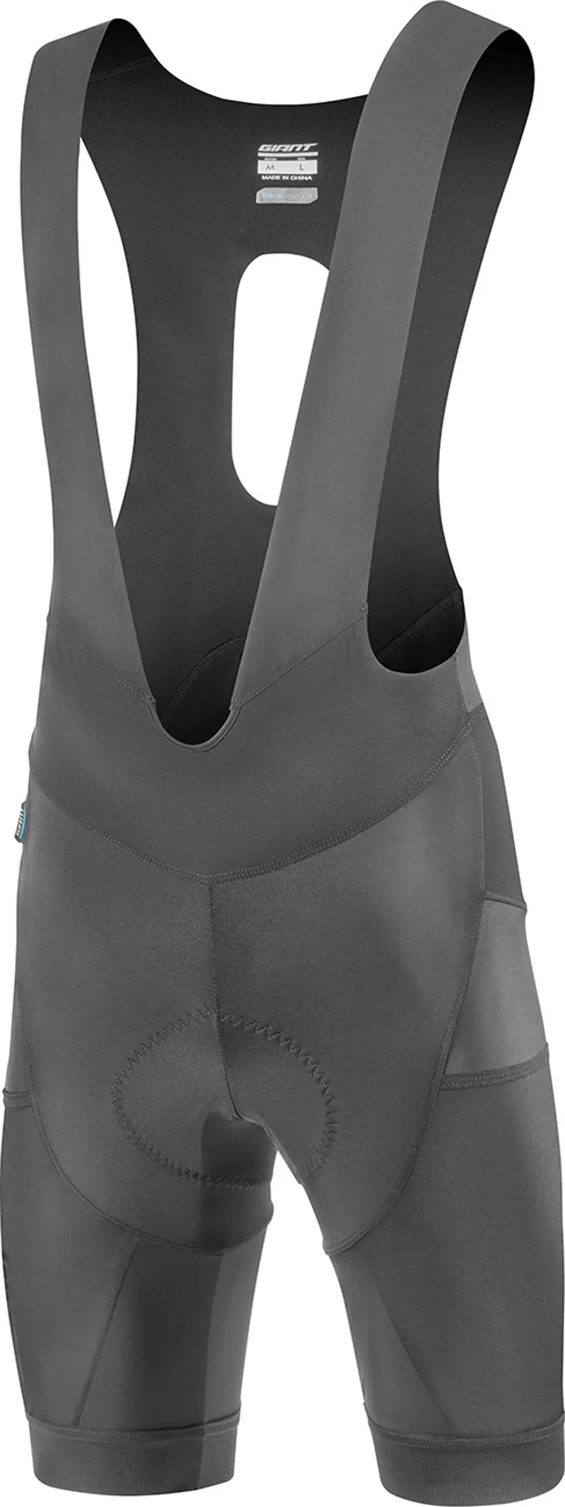 Giant Gabbro Bib Short in Black