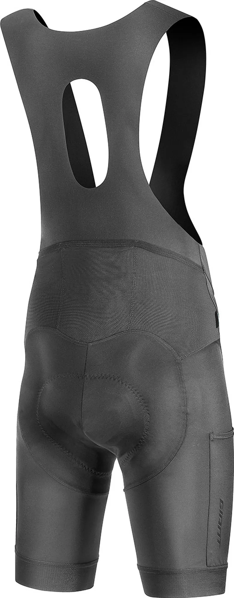 Giant Gabbro Bib Short in Black-1