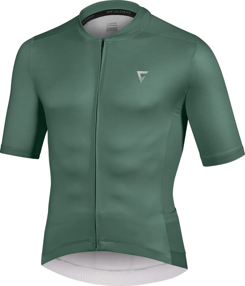 Giant Gabbro Short Sleeve Zipper Jersey in Misty Forest