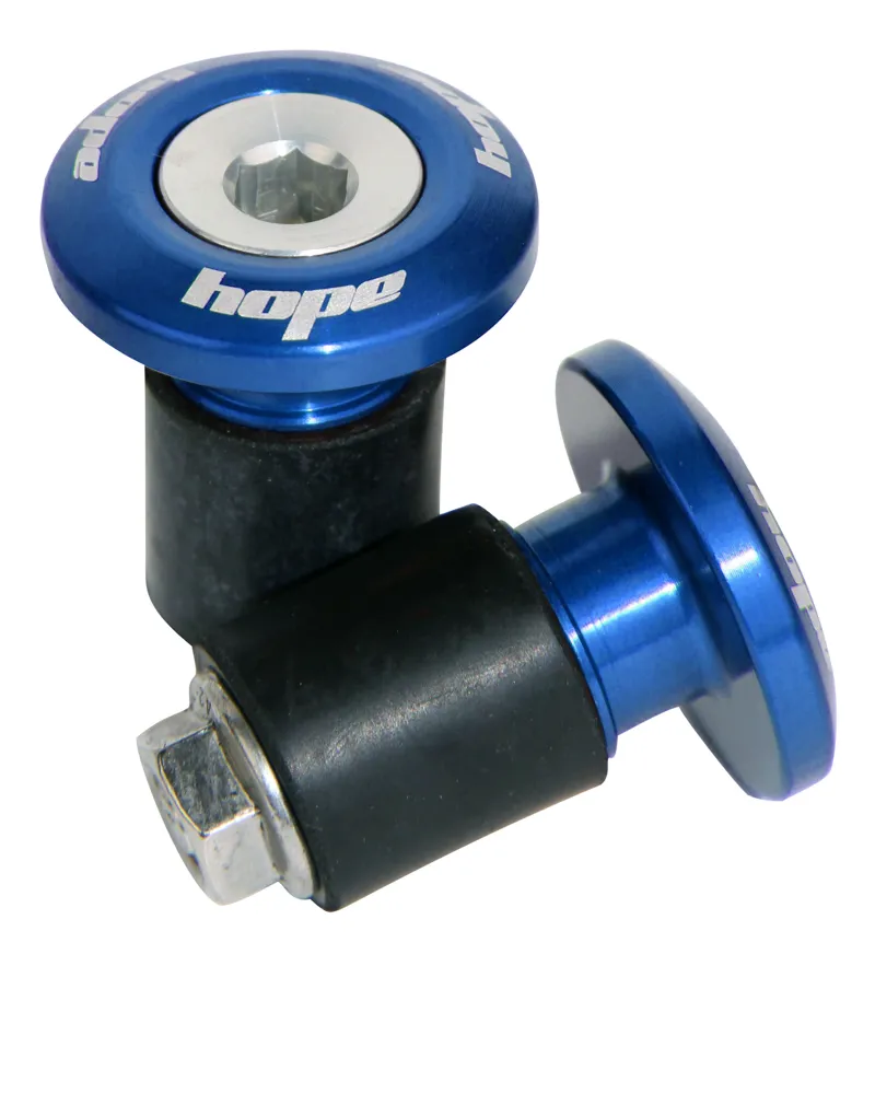 Hope Grip Doctor Bar End Plugs in Blue