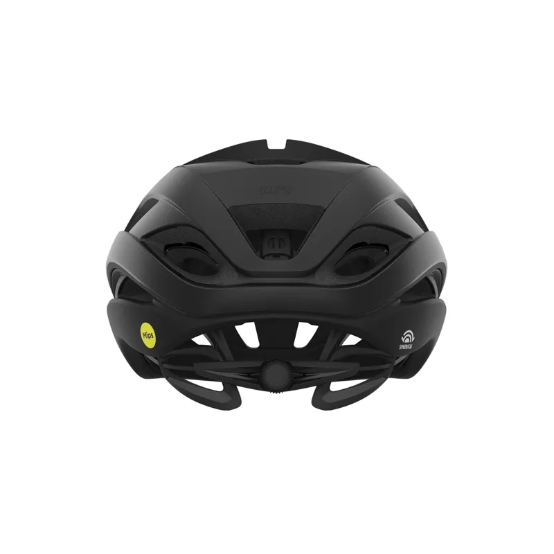 Giro Eclipse Spherical Road Helmet in Matte Black/Gloss Black-2