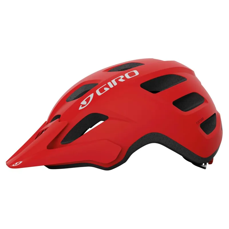 Giro Fixture Mountain Bike Helmet in Trim Red-1