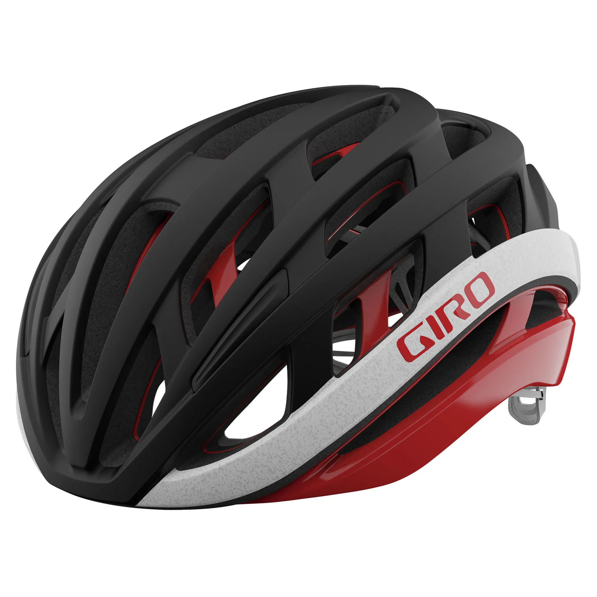 Giro Helios Spherical Road Helmet in Black and Red