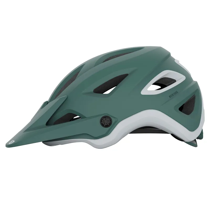 Giro Montara MIPS Women's Helmet in Matte Grey/Green Size S 51- 55cm-1