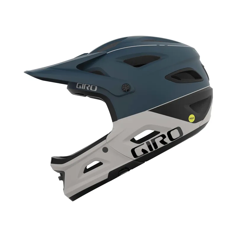 Giro Switchblade MIPS Dirt / Mountain Bike Helmet in Matte Harbour Blue-1