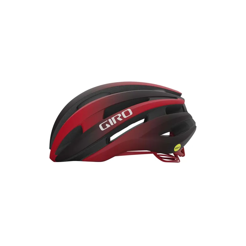 Giro Synthe MIPS II Road Helmet in Matte Black/Red-1