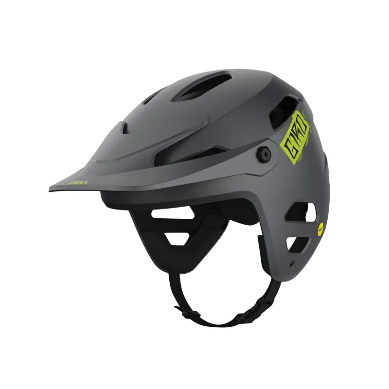Giro Tyrant Spherical Dirt Helmet in Matte Black/Anodized Lime
