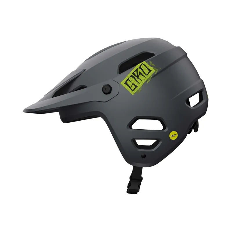Giro Tyrant Spherical Dirt Helmet in Matte Black/Anodized Lime-1