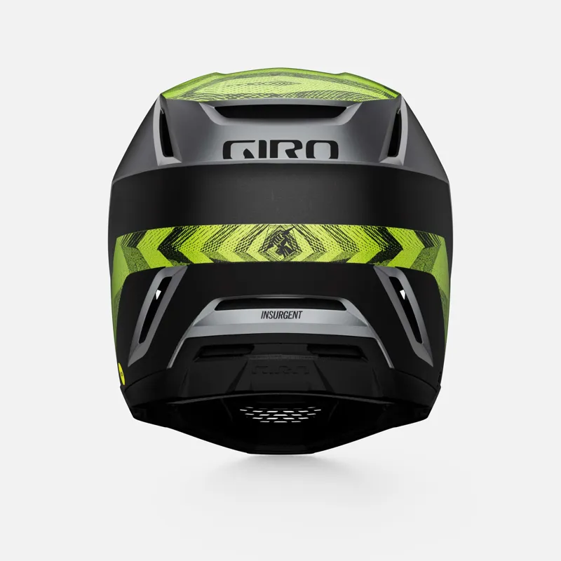 Giro Insurgent MIPS Spherical Helmet in Matte Black/Anodized Lime-2