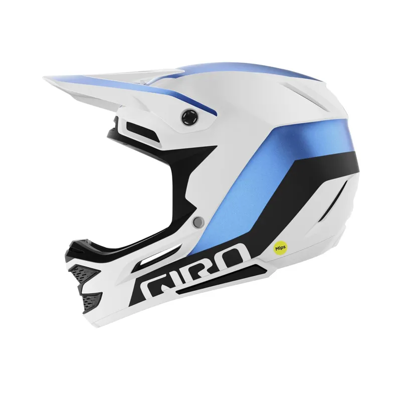 Giro Insurgent MIPS Spherical Helmet in Matte White/Anodized Blue-1