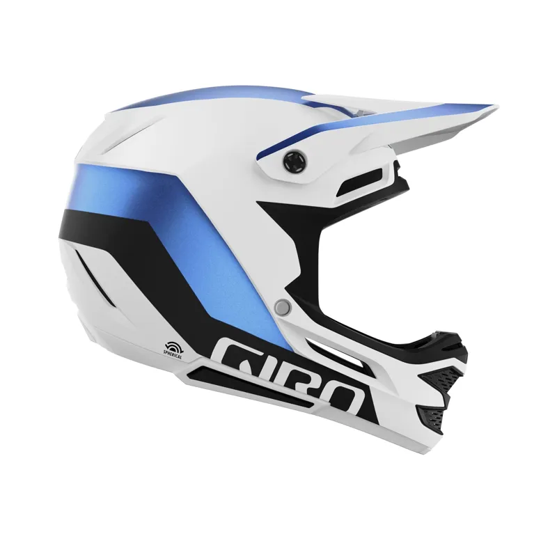 Giro Insurgent MIPS Spherical Helmet in Matte White/Anodized Blue-3