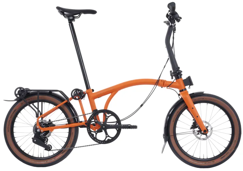 Balfes Bikes Brompton G Line with Roller Frame 8 Speed Folding Bike 2026 in Adventure Orange | Free postage over £30, £10 off first order, price match & 0% finance.