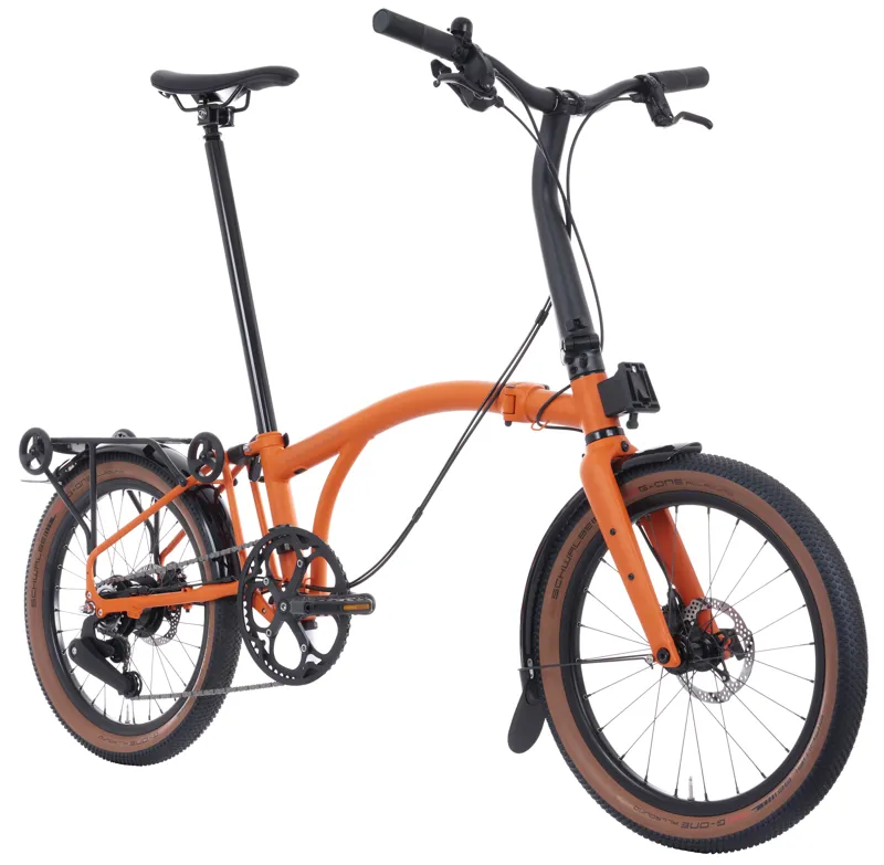 Brompton G Line with Roller Frame 8 Speed Folding Bike 2026 in Adventure Orange-1