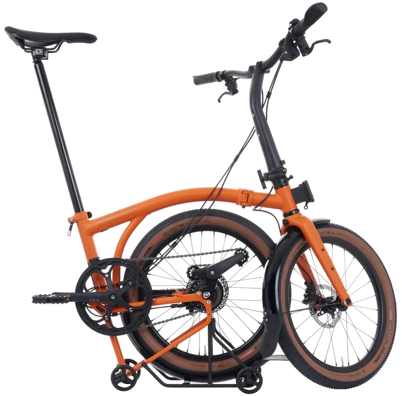 Brompton G Line with Roller Frame 8 Speed Folding Bike 2026 in Adventure Orange-2