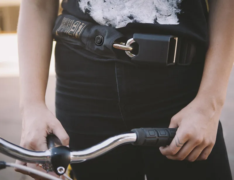 Hiplok Wearable Chain Lock 10mm x 85cm in Black-8