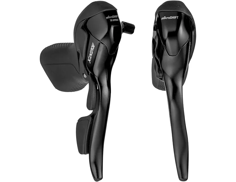 MicroSHIFT ADVENT X 10-Speed Drop Bar Brake/Shifter Set in Black