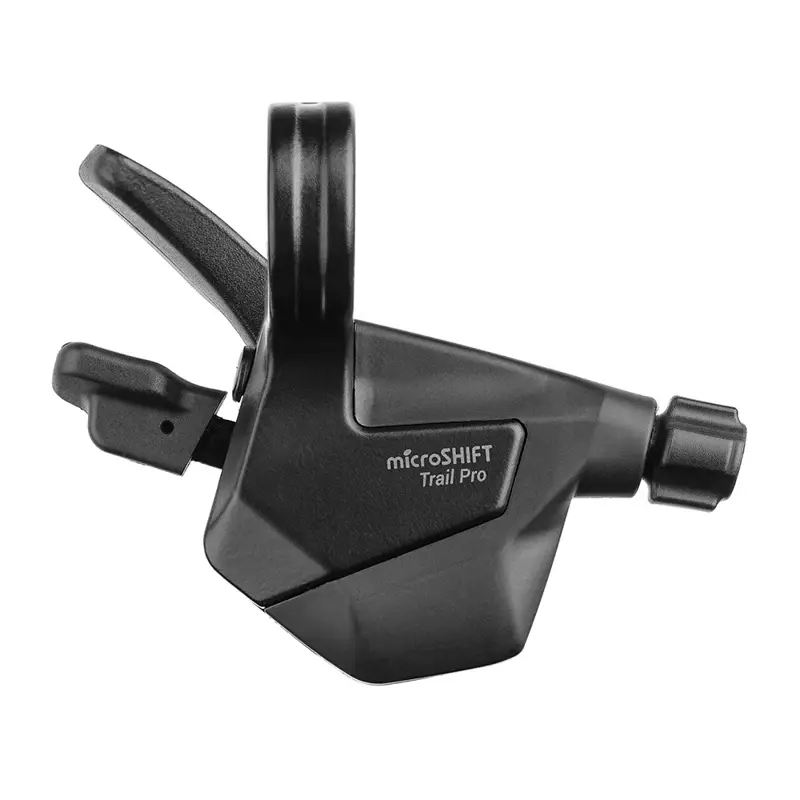 Balfes Bikes Microshift microSHIFT Advent MTB Gear Lever RH 9 Speed Single Shift in Black | Free postage over £30, £10 off first order, price match & 0% finance.