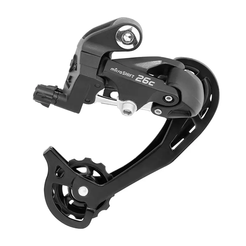 Balfes Bikes Microshift MicroSHIFT M26 Rear Derailleur 7/8 Speed in Black | Free postage over £30, £10 off first order, price match & 0% finance.