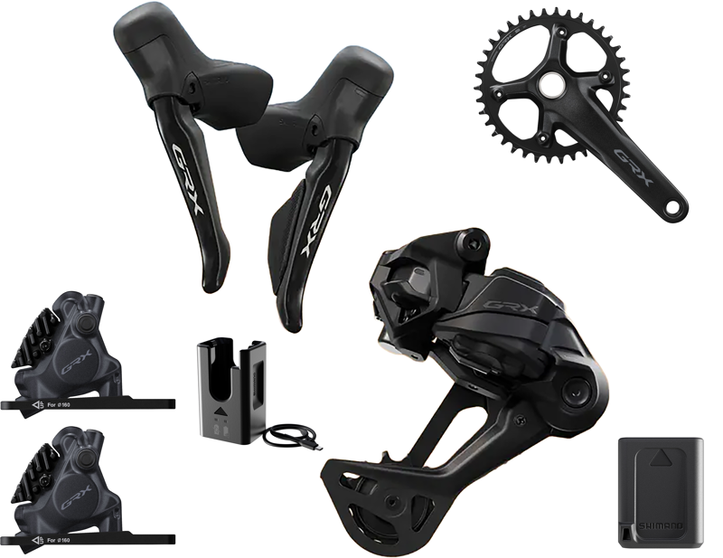 Shimano GRX RX717 Wireless Di2 1 x 12 Gearset