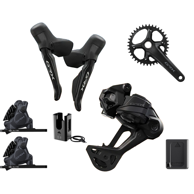 Balfes Bikes Shimano GRX RX717 Wireless Di2 1 x 12 Gearset | Free postage over £30, £10 off first order, price match & 0% finance.
