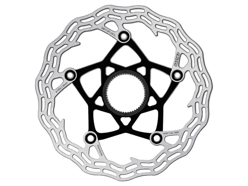 Galfer Shark Road Disc Rotor 160x1.8mm Centerlock in Black