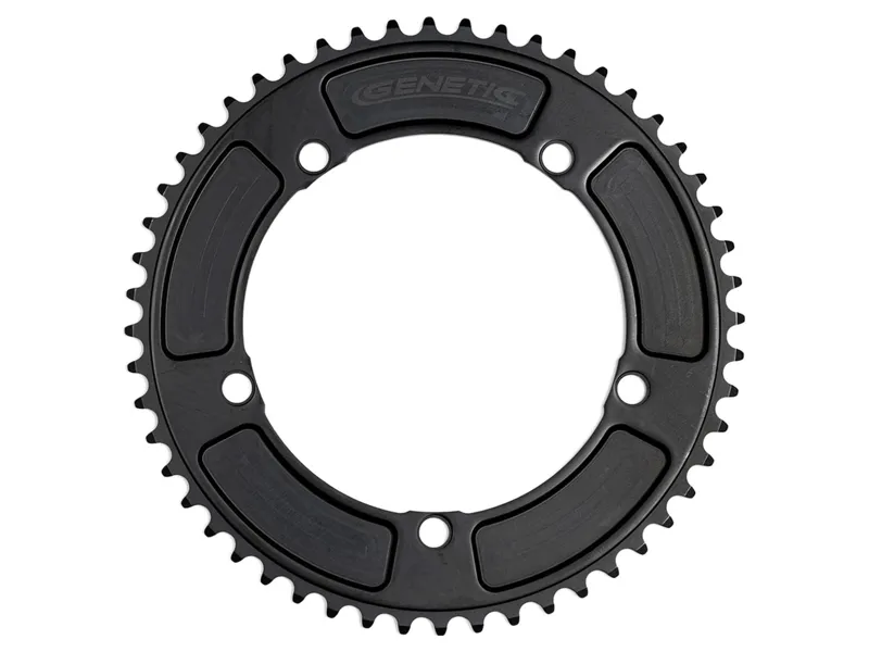 Genetic Tibia Track Chainring 51T 144bcd in Black-1